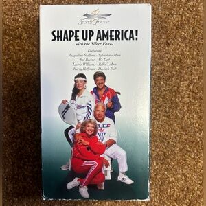 3/$20 Shape Up America VHS with Silver Foxes